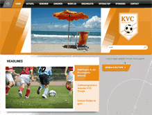 Tablet Screenshot of kvc-oranje.nl